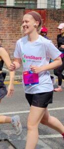 Isobel during Great Manchester Run