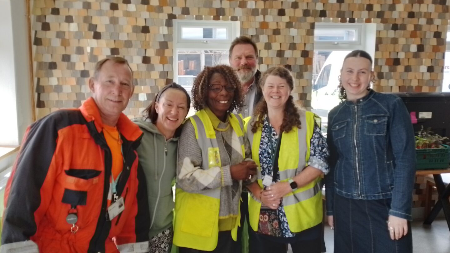 Group photo of some of our volunteers and staff