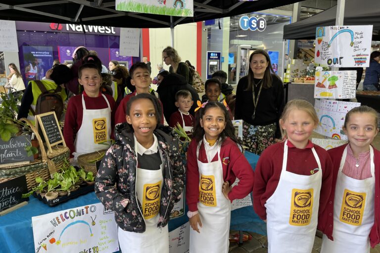 Young Marketeers - Primrose Hill Primary school stall and kids