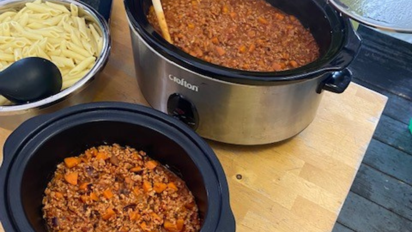 Slow Cooker Pasta Bolognese