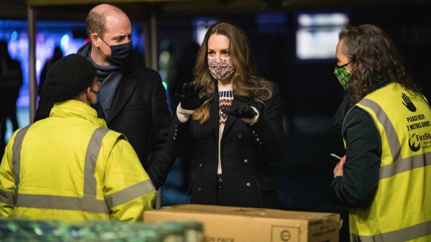 Royal visitors at Fareshare GM